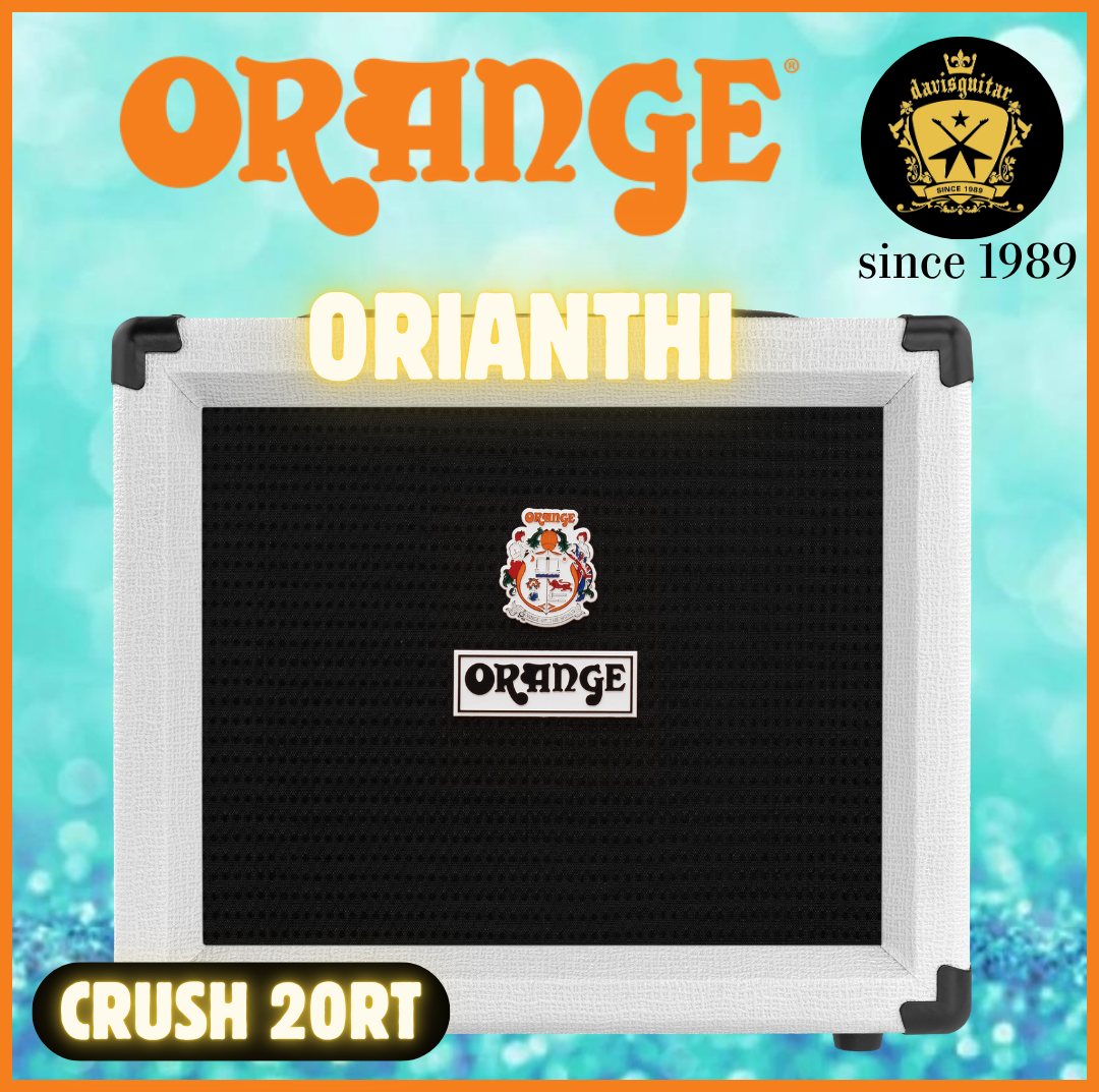 Orange Amplifier ORIANTHI’S SIGNATURE Crush 20 RT Reverb for Electric Guitar 20 watts Headphone Output