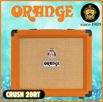 Orange Amp Crush 20 RT Reverb and Tuner Combo for Electric Guitar 20 watts Headphone Output