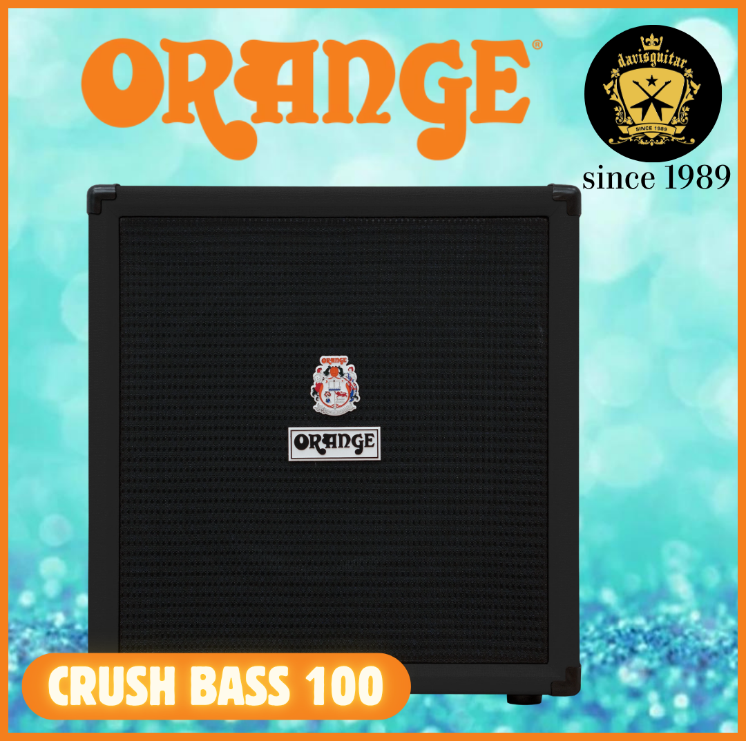Orange Amp Crush Bass Combo 100 watts Black 15" Speaker