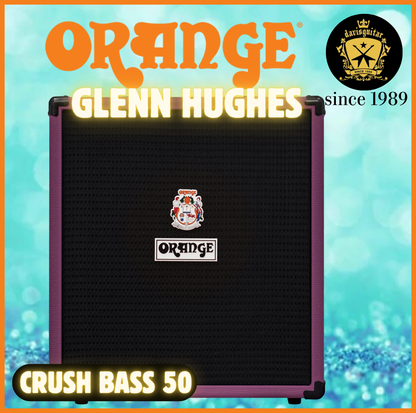 Orange Amp Glenn Hughes Crush bass Combo 50 watts Purple Limited Edition