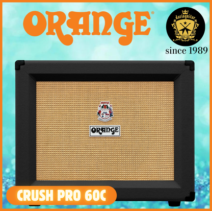 Orange Amplifier Crush PRO 60C for Electric Guitar 60 watts with Reverb Black