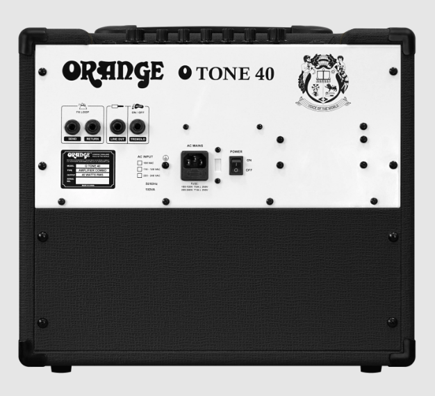 Orange Amp O-Tone-40 Combo Tremolo and Reverb for Electric Guitar 40 watts Black