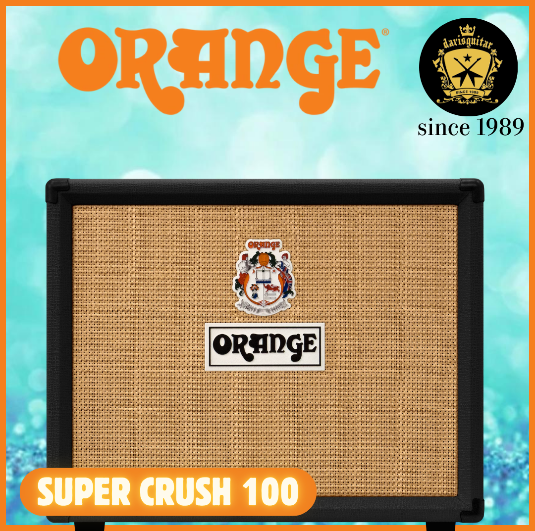 Orange Amp Super Crush 100 Combo 2 Channel 100 watts Black