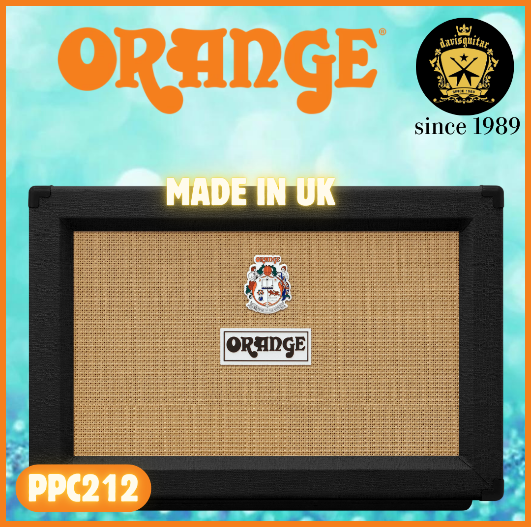Orange Amp PPC212 Speaker Cabinet Black Made In British UK