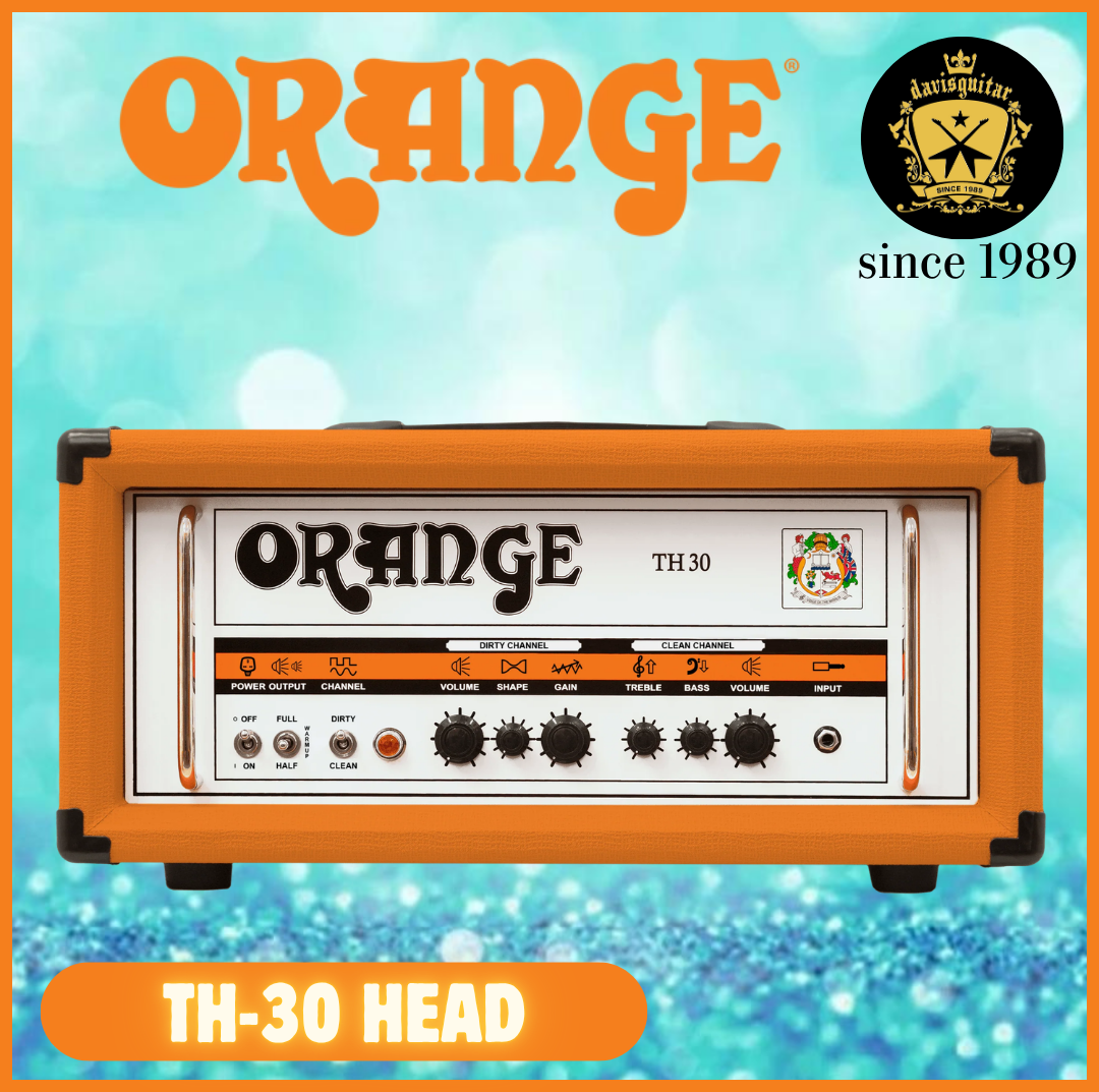Orange TH30 Two-Channel All-Valve Electric Guitar Amp Head 30 watts