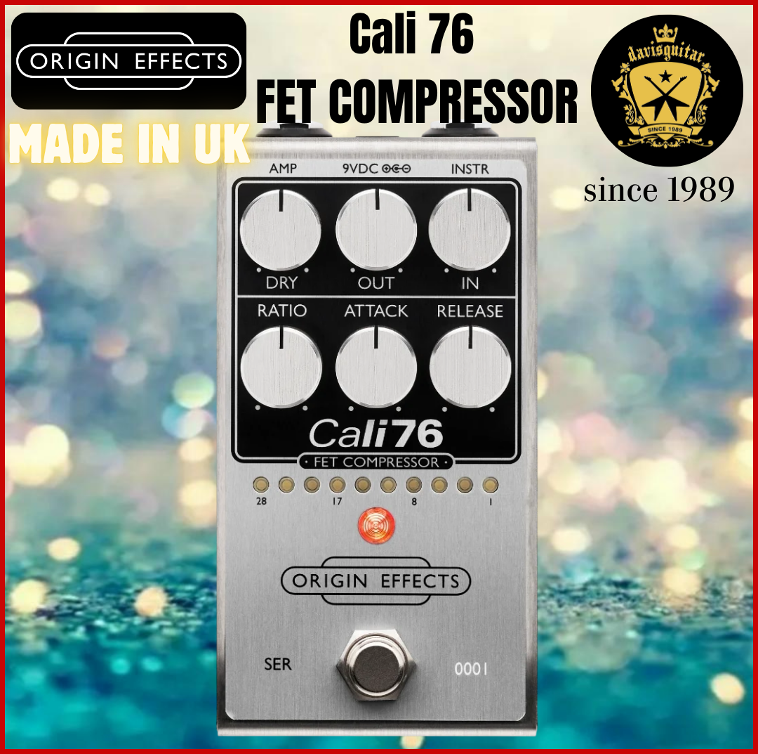 Origin Effects Cali 76 FET Compressor Studio-Grade Guitar Effect Pedal