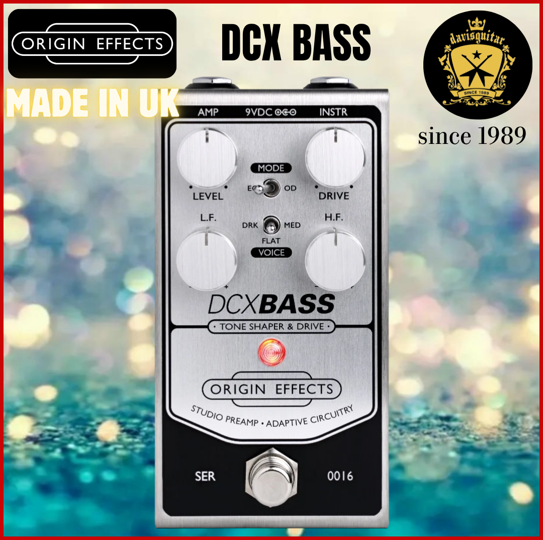 Origin Effects DCX Bass Studio-Grade Preamp Tone Enhancer Effect Pedal