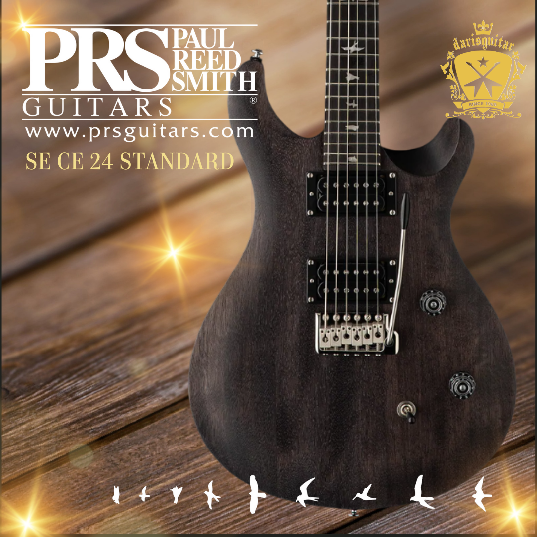 PRS SE CE 24 Standard Satin – Charcoal Electric Guitar with Gig Bag
