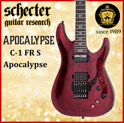 Schecter C-1 FR S Apocalypse Sustainiac Electric Guitar Red Reign
