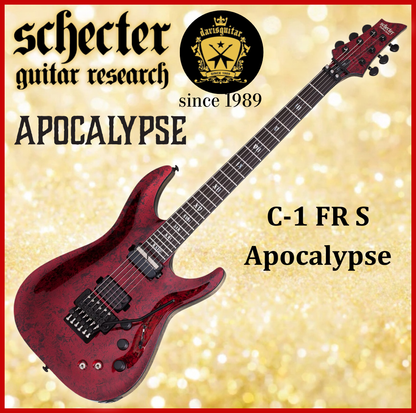 Schecter C-1 FR S Apocalypse Sustainiac Electric Guitar Red Reign