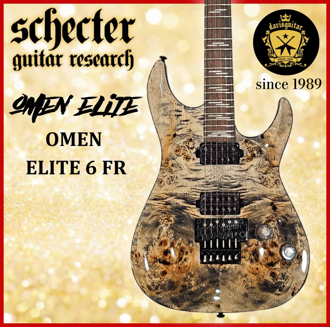 Schecter Omen Elite 6 FR Charcoal Floyd Rose Bridge Electric Guitar