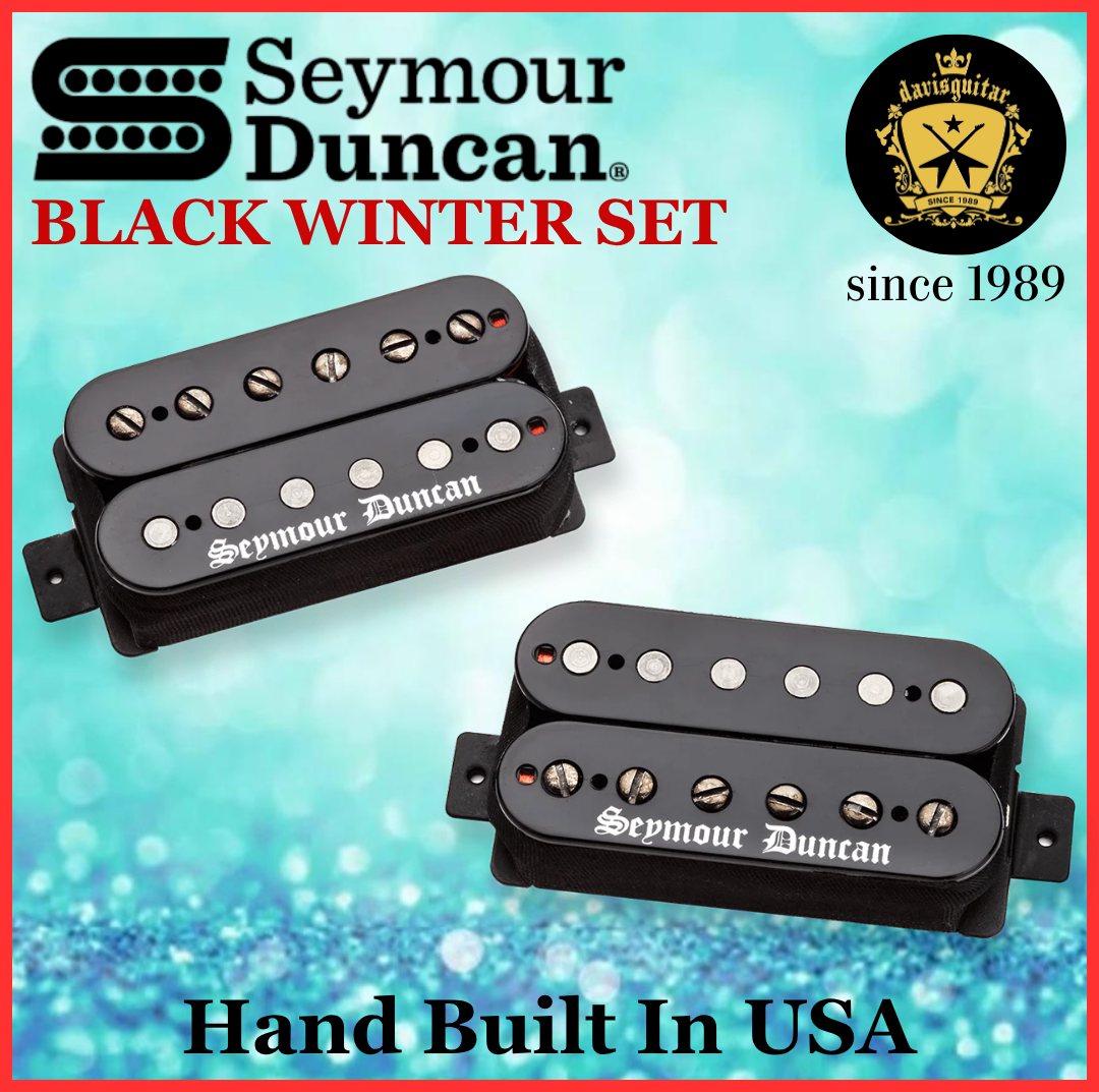Seymour Duncan Black Winter Set Black Electric Guitar Pickup Humbucker