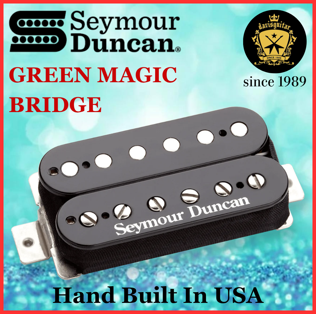 Seymour Duncan Green Magic Humbucker Bridge Black Electric Guitar Pickup