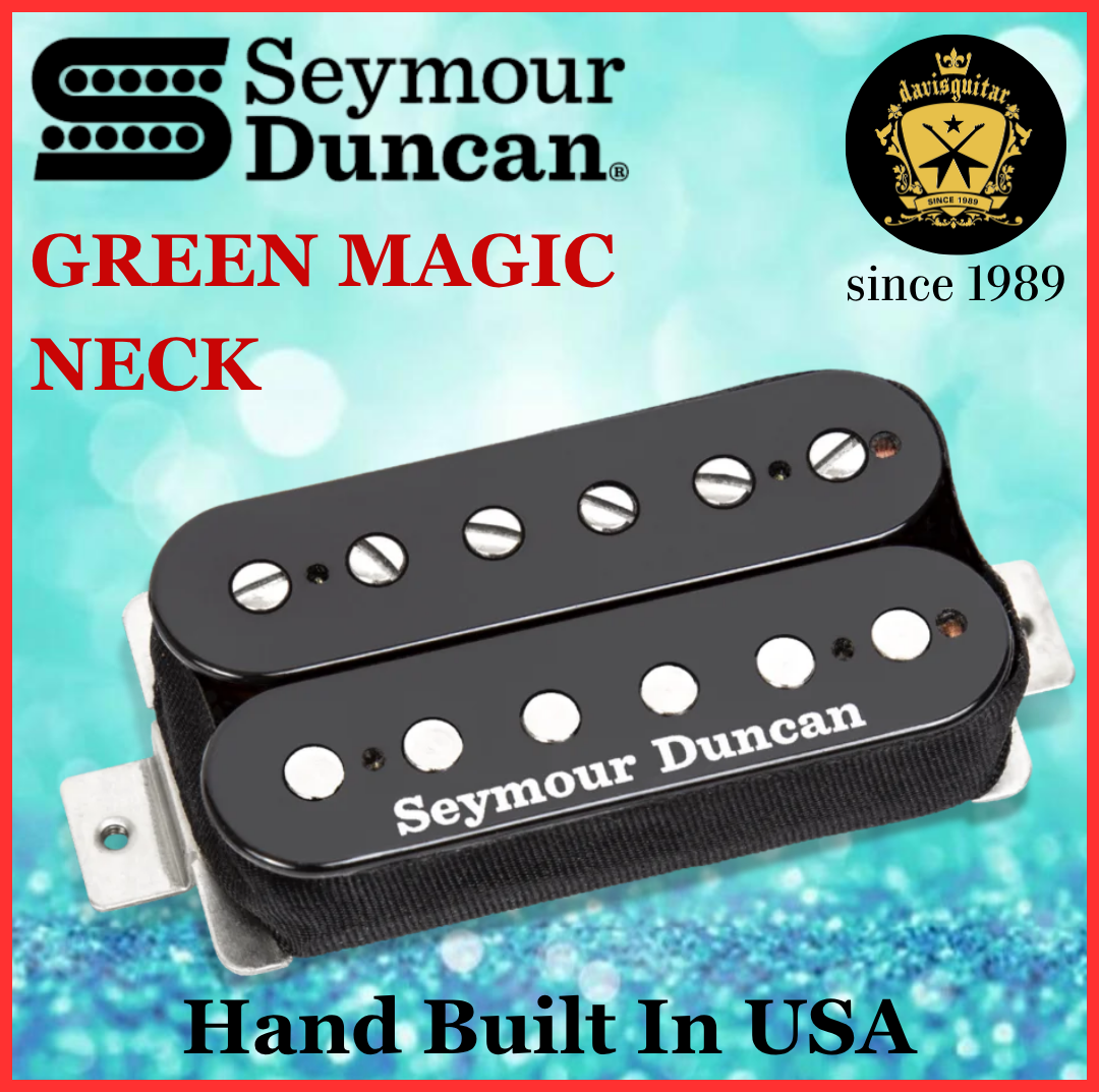 Seymour Duncan Green Magic Humbucker Neck Black Electric Guitar Pickup