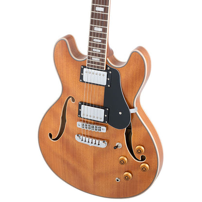 Aria Pro II Jazz Hollow Body Electric Guitar TA-200 MH Mahogany