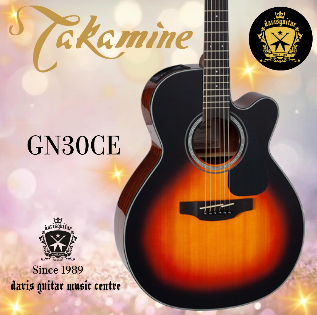 Takamine GN30CE BSB Sunburst Acoustic Electric Guitar Solid Spruce Top