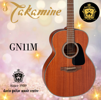 Takamine GN11M Acoustic Guitar Mahogany Top Mahogany Side and Back Satin