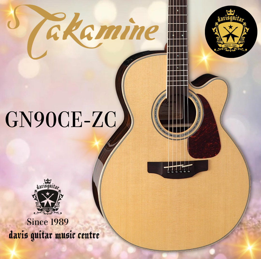 Takamine GN90CE-ZC NAT Solid Spruce Top Ziricote Side Cutaway Electric Acoustic Guitar