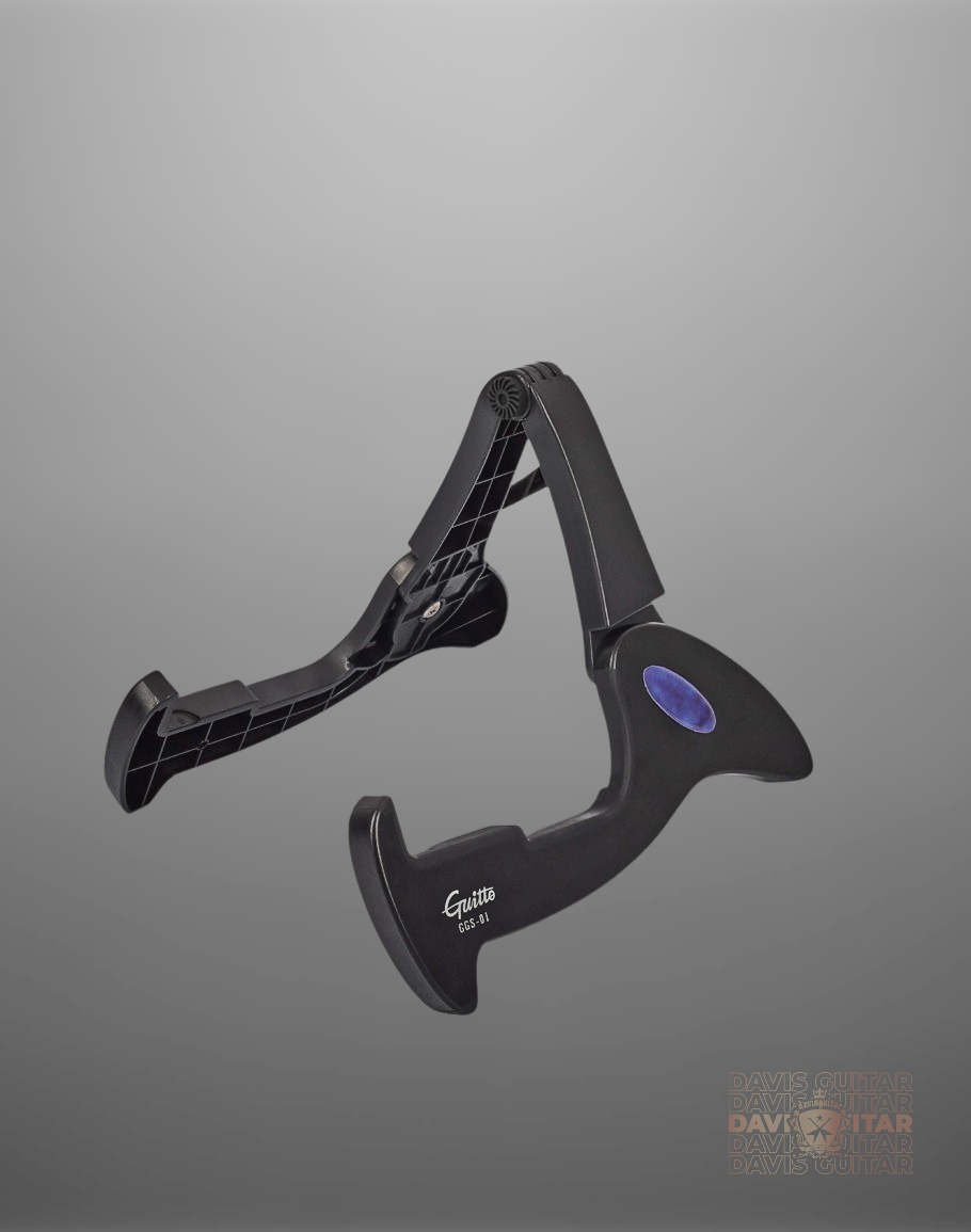 Guitto Guitto GGR-01 Aluminum Alloy Guitar Support Stand With Vacuum Suction Cup - Adjustable Arm, Non-damaging Design, Stable EVA Leg Pad - Perfect For Classical/Folk Guitars
