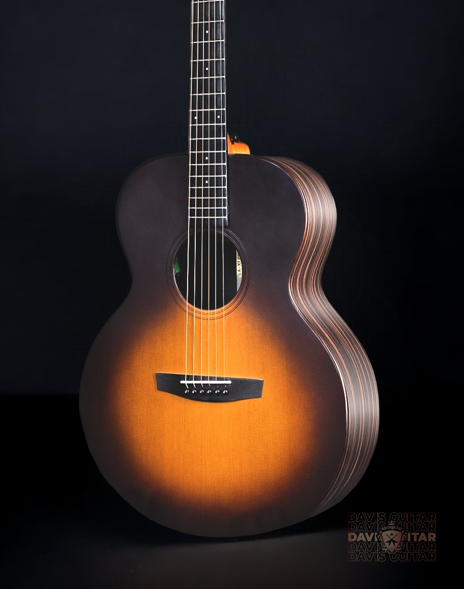 Enya EM-X1 Pro EQ Electro Acoustic - Sunburst - Davis Guitar