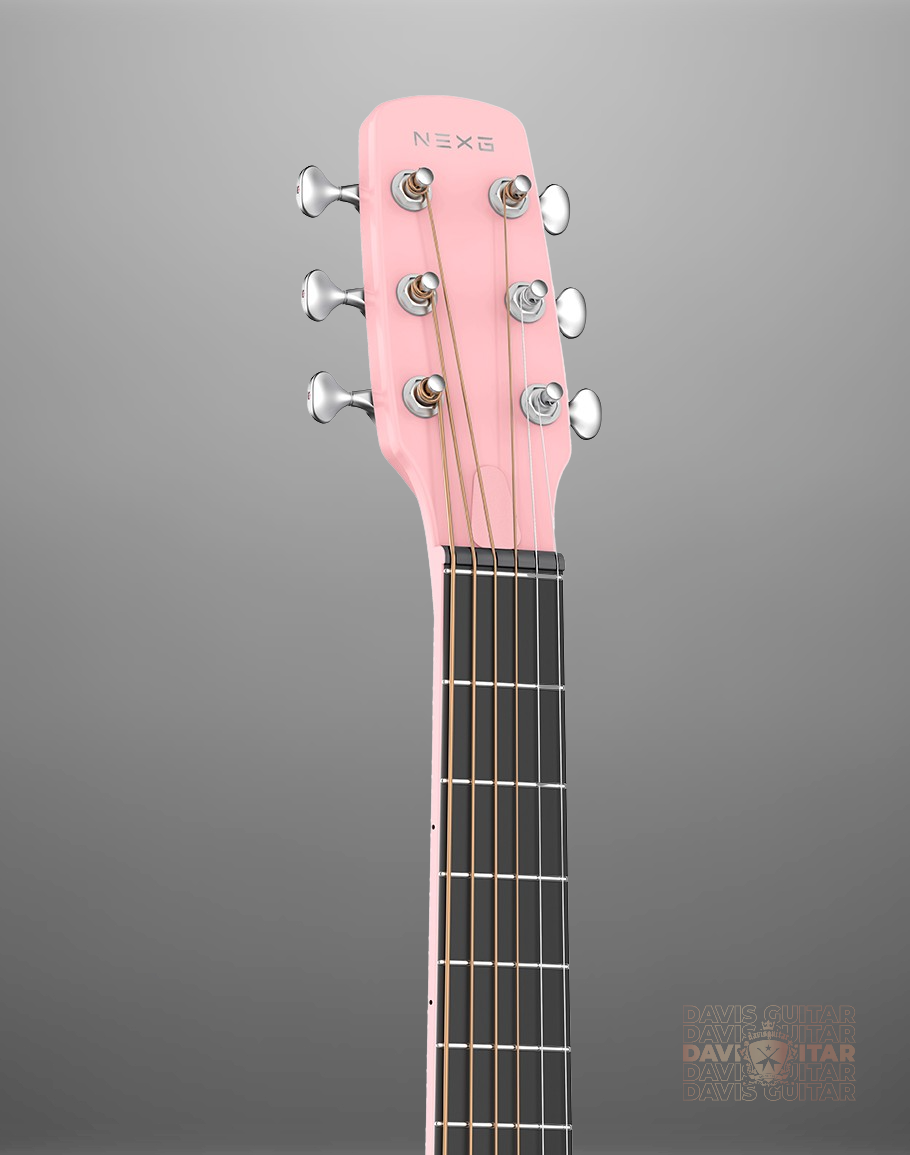 Enya NEXG Smart Audio Guitar - Pink - Davis Guitar