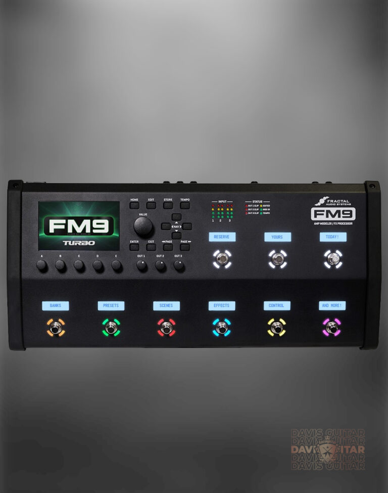 Fractal FM9 Turbo Amp Modeler/FX Processor - Davis Guitar