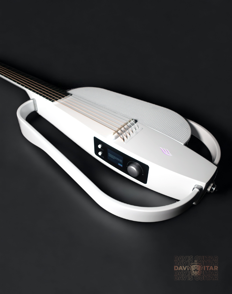 Enya NexG 2 Smart Audio Guitar – White - Davis Guitar