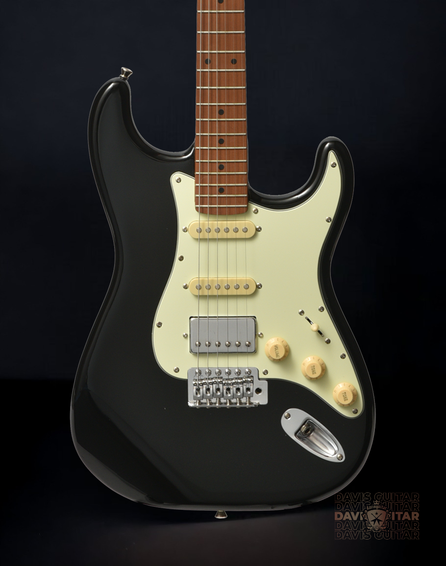 Bacchus BST-2-RSM/M Electric – BLK - Davis Guitar